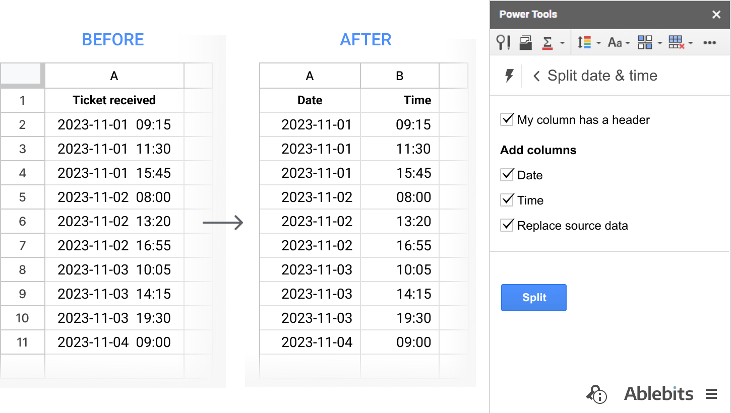 To manage date and time units individually.