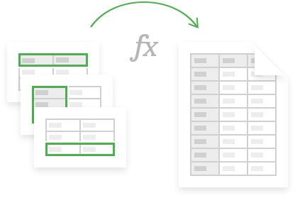 Consolidate sheets in Google Sheets