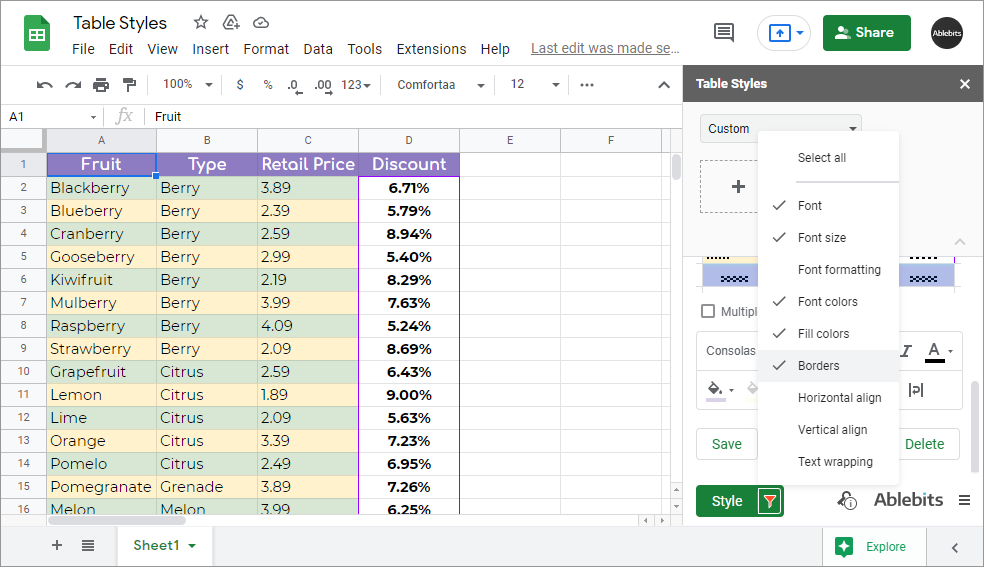 table-styles-add-on-for-google-sheets