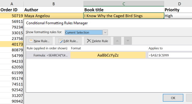 Excel Conditional Formatting Range Of Values