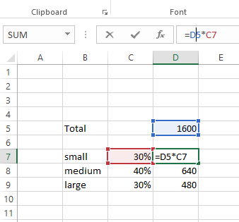 formula sample