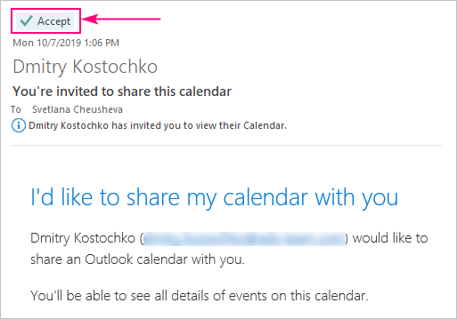 How to add calendar to Outlook: shared Internet calendar iCal file