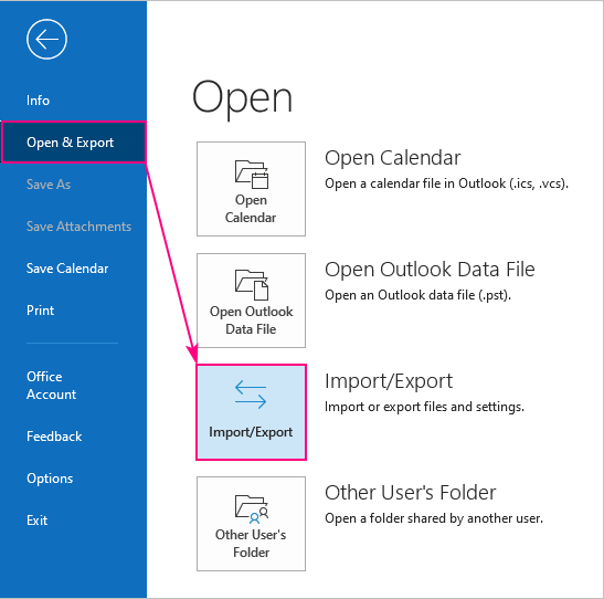 how to import ical to outlook