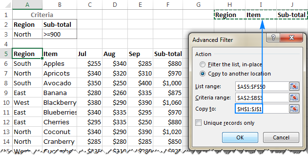 dis Disciplinære erektion Excel Advanced Filter – how to create and use