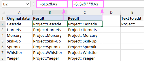 How To Add Text To Excel Format