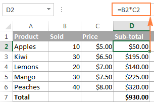 How to write an excel function