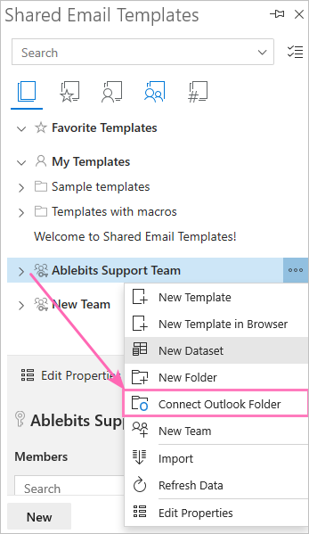 Attach files to Outlook drafts and use them as email templates