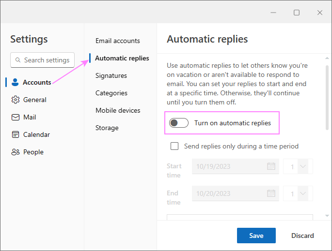 Switch off auto reply in new Outlook.