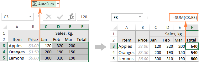 how-to-set-autosum-in-excel