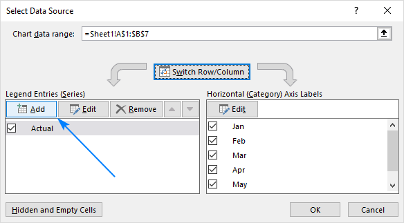 Add Constant Line To Excel Chart