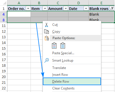 How To Delete Blank Lines In Excel With Vba Formulas And Power Query