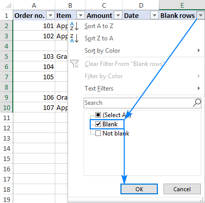 How To Delete Blank Lines In Excel With Vba Formulas And Power Query