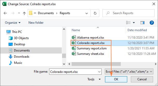 how to find broken links in excel