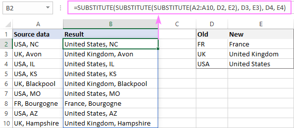  Excel find And Replace multiple values At Once