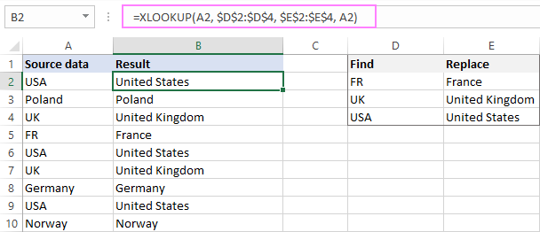 kutools excel replace multiple values