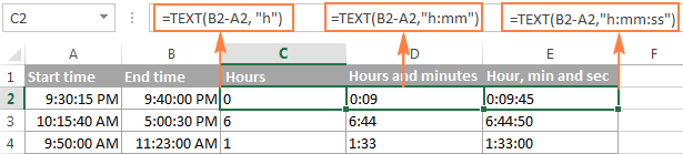 Calculate Time In Excel Time Difference Add Subtract And Sum Times 33660 Hot Sex Picture 2518