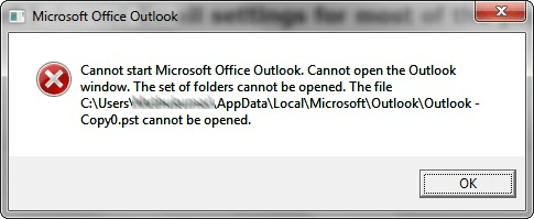 rødme vand blomsten Opsætning How to resolve "Cannot start Microsoft Office Outlook" problem