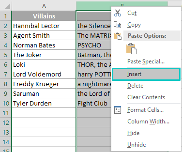 excel shortcut keys capital letters