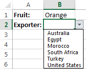 Dynamic cascading drop down menu in Excel