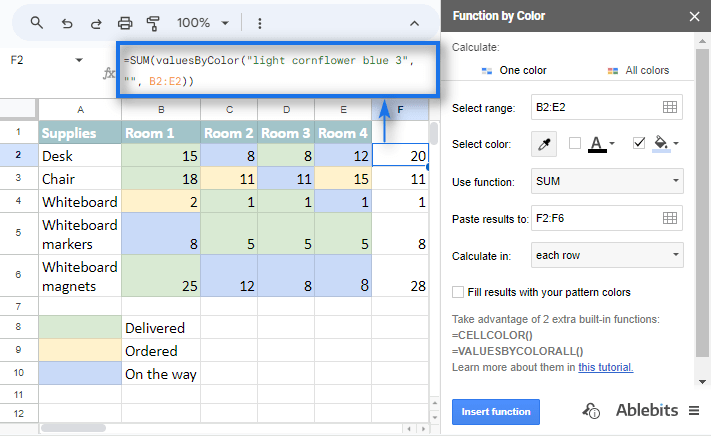 Custom Functions To Count Colored Cells In Google Sheets CELLCOLOR 