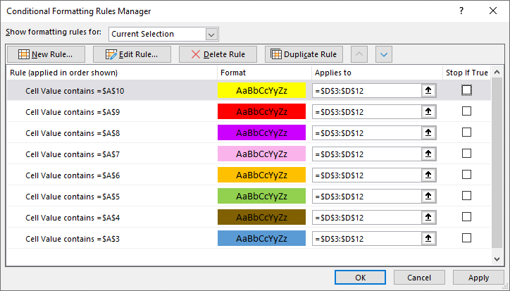 How to create colored drop down list in Excel and Google Sheets (2023)