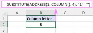 Getting a column letter of the current cell