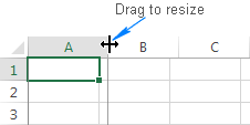 Changing the width of a single column