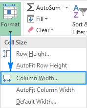 How To Change And Autofit Column Width In Excel