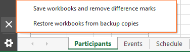 Exit the Review differences mode.