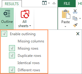 Highlight only the relevant differences.