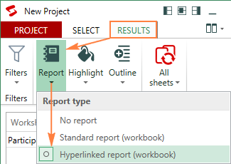 A detailed difference repot in a separate workbook