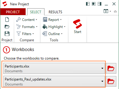 microsoft excel for mac compare files