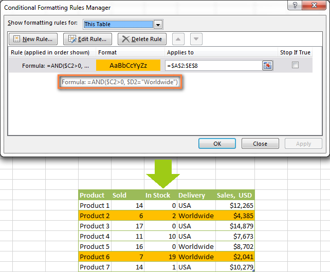 Excel Conditional Formatting Formula Examples, Videos