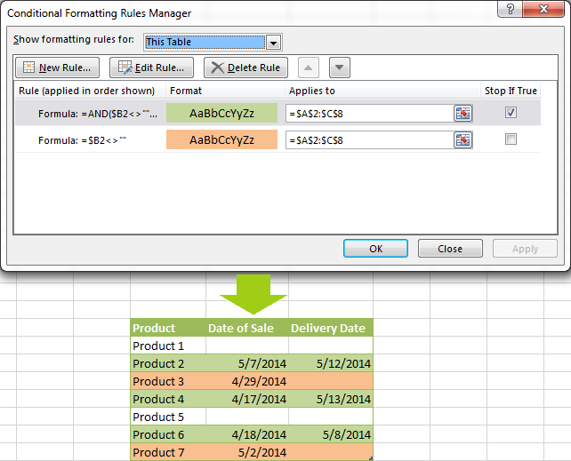 excel for mac conditional formatting cell that does not contain formula