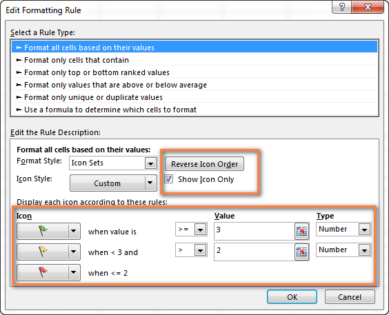 openoffice conditional formatting text color