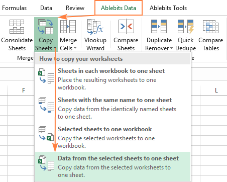 Merge Different Excel Sheets Into One