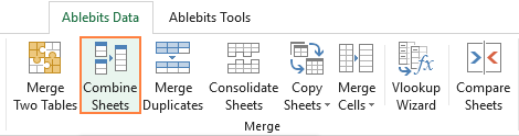 Combine Sheets for Excel