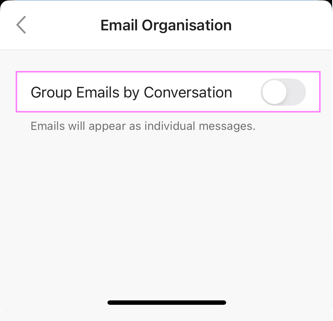 Turn off conversation mode in Outlook mobile.