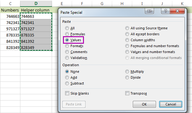 convert text to number excel formula