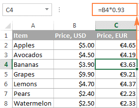 How to copy formula in Excel with or without changing references