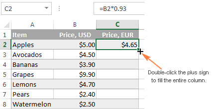 formula copy excel sign plus without column double cell cursor changing into ablebits down references turns wait until then