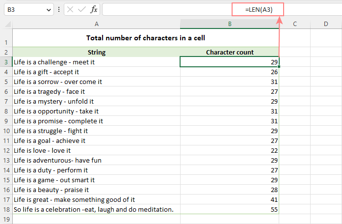 Count characters in cells - Microsoft Support