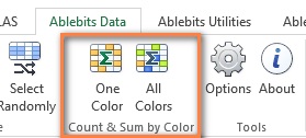 count color macro excel for mac