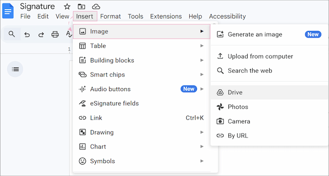Inserting a headshot into the table.