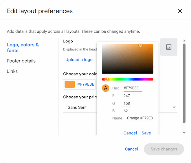 Customize your layouts.