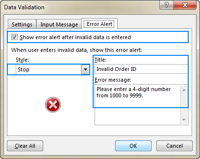 Data validation in Excel: how to add, use and remove