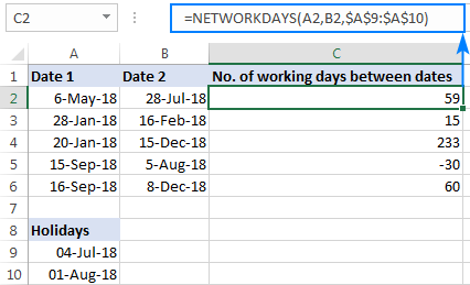 Calculate Number Of Days Between Two Dates In Excel Ablebits Com