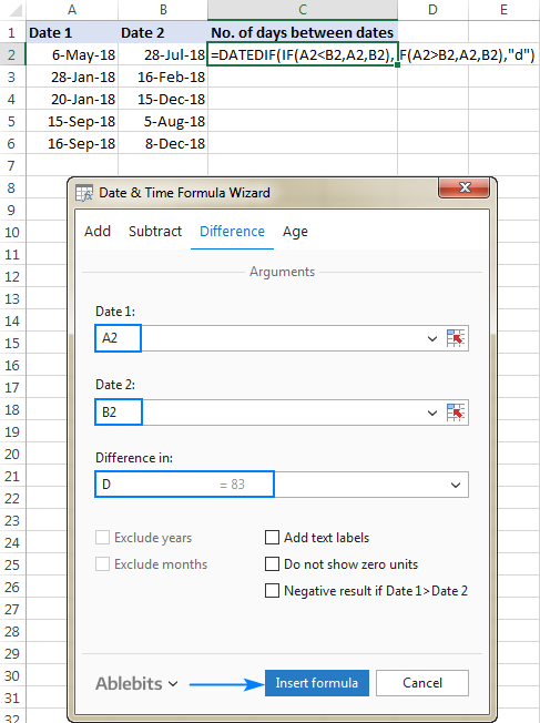 How Do I Calculate Calendar Days In Excel Bios Pics