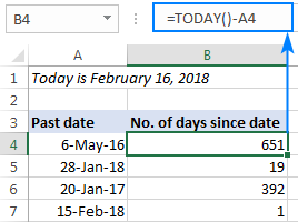 calculating a future date in excel for mac