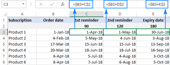 Calculate 180 Days From A Date